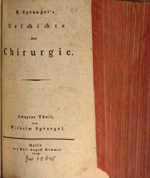 Geschichte der chirurgischen Operationen
