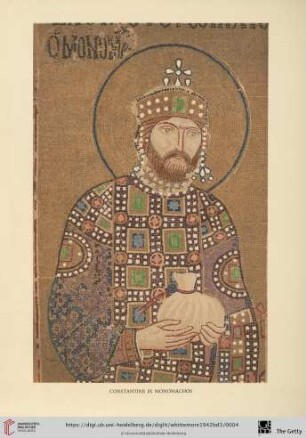 Plate: Constantine IX Monomachos