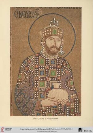 Plate: Constantine IX Monomachos