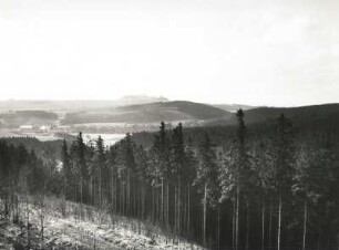 Blick vom Oederan Richtung Augustusburg