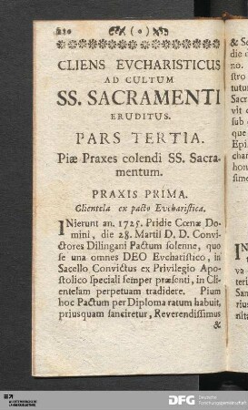 Pars Tertia.
