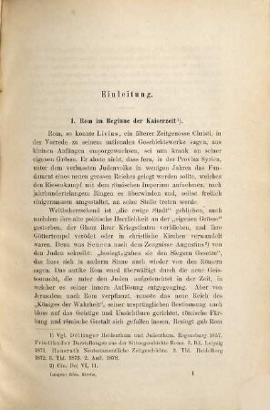 Geschichte der römischen Kirche, [1]. Bis zum Pontifikate Leo's I.