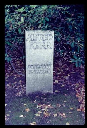 Grab Alfred Kerr 12.10.63.