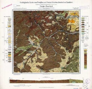 Geologische Karte von Preußen und benachbarten deutschen Ländern, [5617] Usingen-Fauerbach