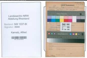Entnazifizierung Alfred Karnatz , geb. 00.00.0000 (Tierarzt)
