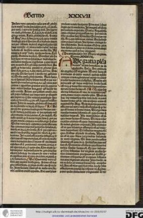 De annuntiatione beate Marie virginis, sermo xxxvii.