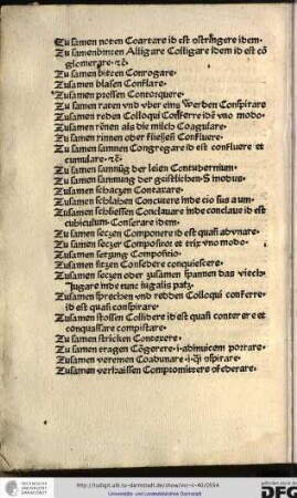 Zusamen noten, coartare id est constringere idem.