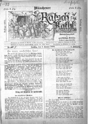 Münchener Ratsch-Kathl : nun "Münchener Lokal-Anzeiger". 1890 = Jg. 2