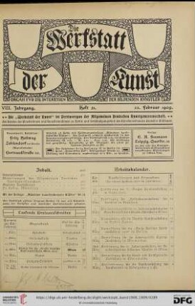 Heft 21 (22. Februar 1909)