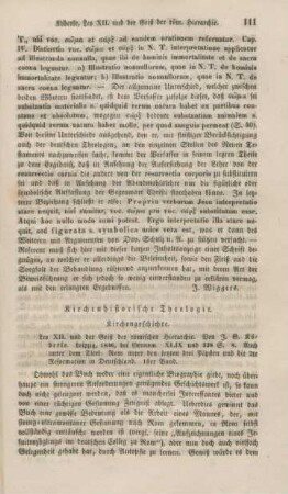 111-115 Kirchenhistorische Theologie