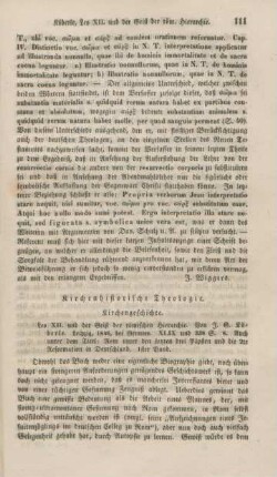 111-115 Kirchenhistorische Theologie