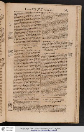 Liber XXIV. Titulus XII.