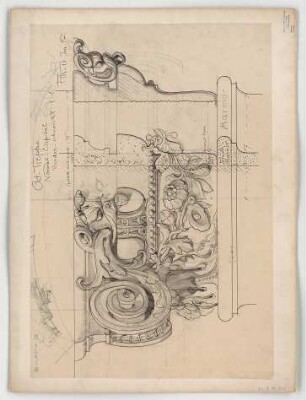 Thiersch, Friedrich von; München; Justizpalast - Kapitell (Teilansicht)