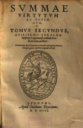 Svmmae Virtvtvm Ac Vitiorvm, Tomvs ..., 2