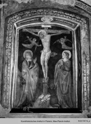 Kreuzigung mit Maria und Johannes mit Stifter