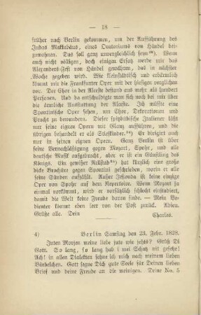 4) [Brief vom] 23. Febr. 1828