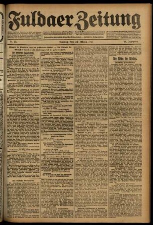 Ausgabe vom Montag, den 26. März 1917.