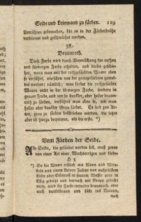 119-127, Vom Faerben der Seide
