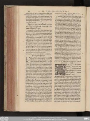 Epistolae Pauli Primae Ad Thessalonicenses