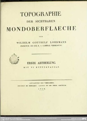 1: Topographie Der Sichtbaren Mondoberflaeche