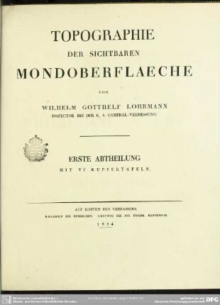 1: Topographie Der Sichtbaren Mondoberflaeche