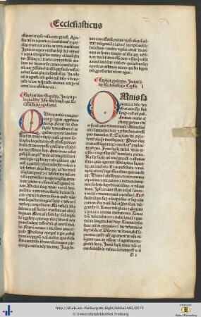 Liber Ecclesiasticus