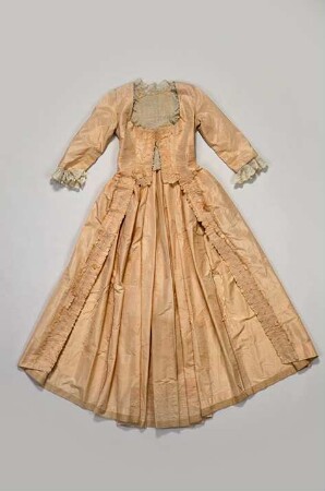 Manteau eines zweiteiligen Frauenkleides (Robe à la Française)