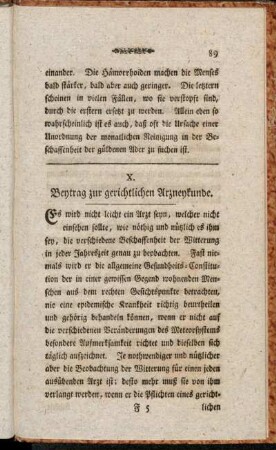 X. Beytrag zur gerichtlichen Arzneykunde.