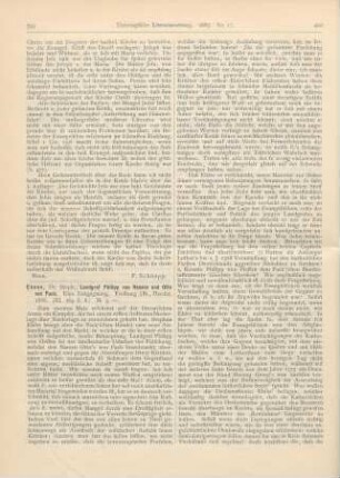 399-404 [Rezension] Ehses, Steph., Landgraf Philipp von Hessen und Otto von Pack. Eine Entgegnung