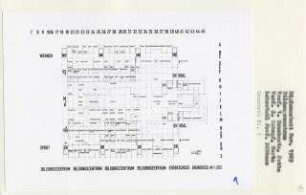 Bildungszentrum (Diplomarbeit bei Kurt Dübbers): Grundriss Erdgeschoss 1:200