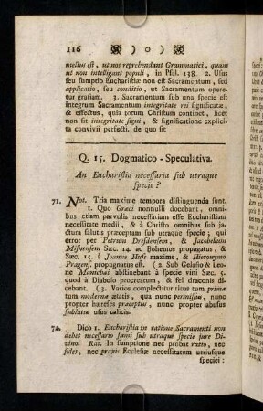 116-128, 15. Dogmatico-Speculativa