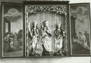 Flügelaltar, geöffnet : Crottendorf (Kreis Annaberg)