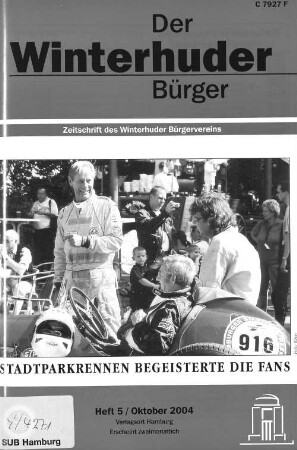 Heft 5 / Oktober 2004 : Zeitschrift des Winterhuder Bürgervereins
