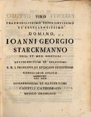 Theorema Medicvm, Qvod Alia Sensatio Alium Motvm Inferat, 2
