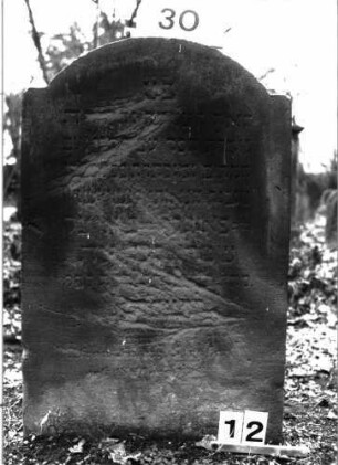 Grabstein A I/12/30