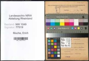 Entnazifizierung Erich Muche , geb. 20.08.1902 (Regierungsinspektor)