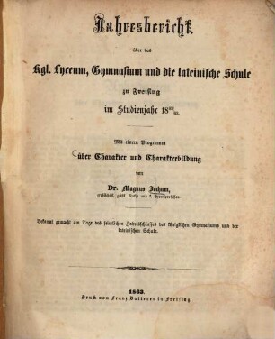 Aphorismen über Charakter und Charakterbildung