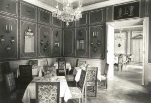 Schloss Rammenau (1721-1737), Vogel-Zimmer des Restaurants
