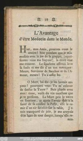 L' Avantage d'être Medecin dans le Monde.