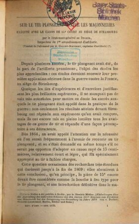 Revue d'artillerie. 3. 1873/74 = Année 2