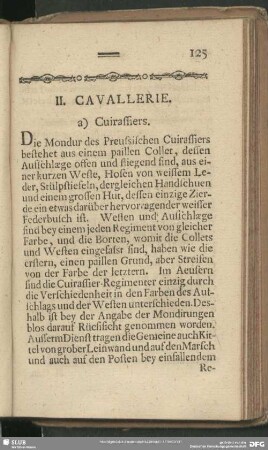 II. Cavallerie