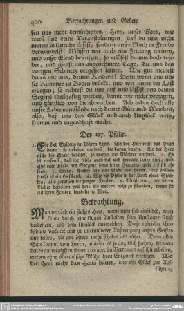 Der 127. Psalm