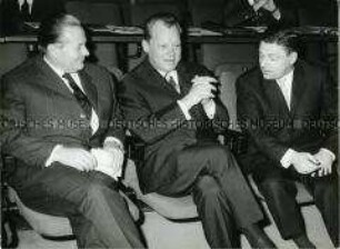 Willy Brandt und Willi Daume