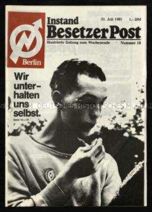 Zeitschrift der Berliner Hausbesetzerszene, 1. Jg. 1981, Nummer 18