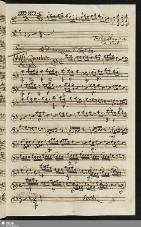 1416. Quartetto: Ah Dorina vezzosa / Sarti, G.