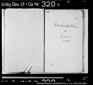Korrespondenz des Grafen Simon Ludwig zur Lippe betr. Geldgeschäfte, Taufe des Grafen Hermann Otto zur Lippe, Verhandlungen zu Möllenbeck