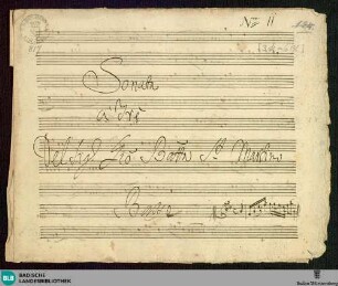 Sonatas - Mus. Hs. 817 : vl (2), b; E