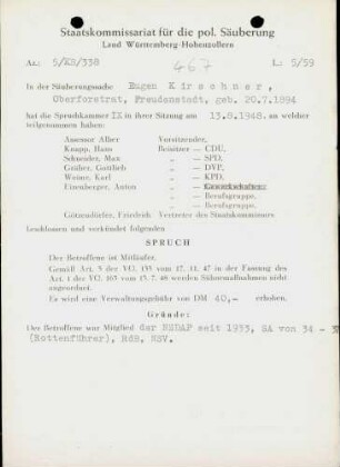 Kirschner, Eugen