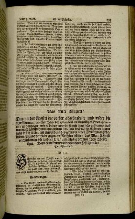 Das dritte Capitel – Das vierte Capitel