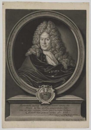 Bildnis des Ferdinandus Christophorus Harpprecht